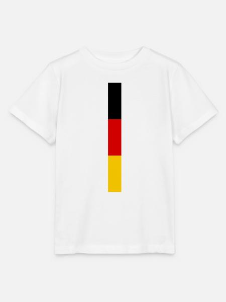 Deutschland Flagge - Stanley/Stella Kinder T-Shirt MINI CREATOR - Weiß