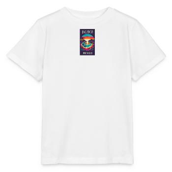 Jalisco Mexiko Palmen Design - Stanley/Stella Kinder T-Shirt MINI CREATOR  - Weiß - Vorne - Maike (125cm)