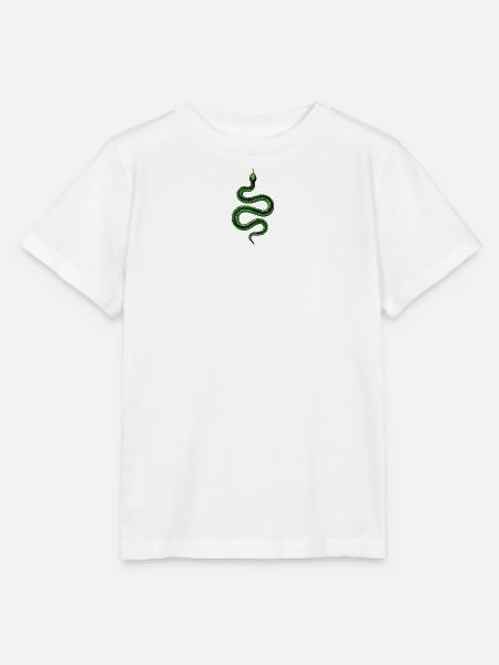 Schlange von Via Gentile - Stanley/Stella Kinder T-Shirt MINI CREATOR - Weiß