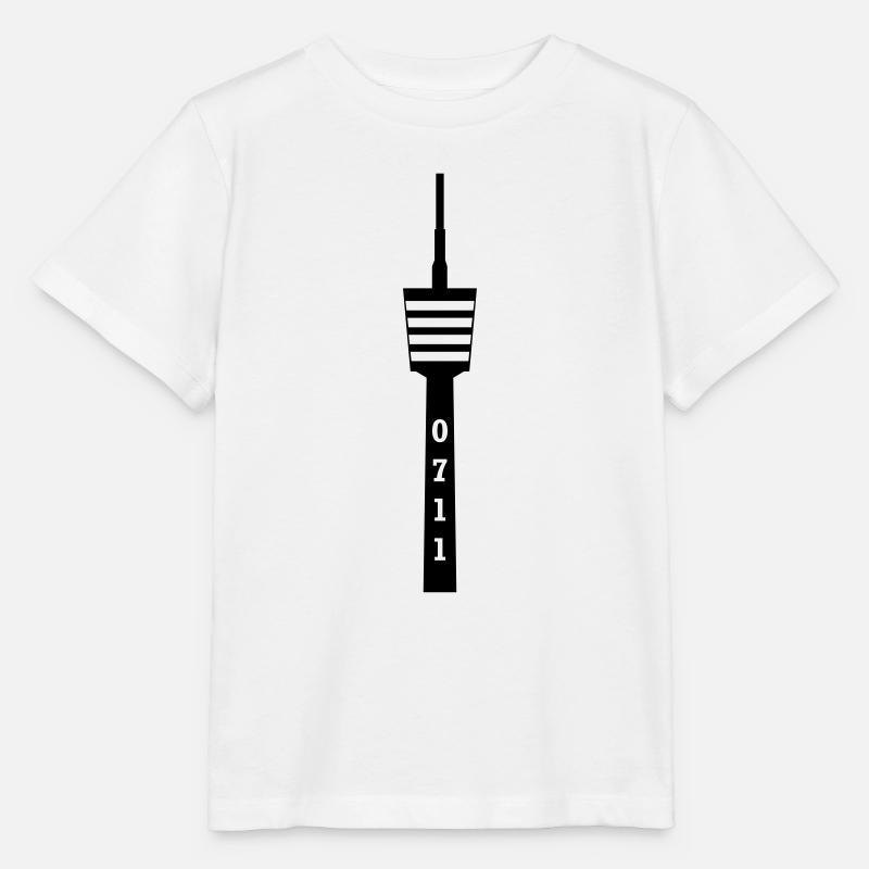 Fernsehturm0711 - Stanley/Stella Kinder T-Shirt MINI CREATOR  - Weiß