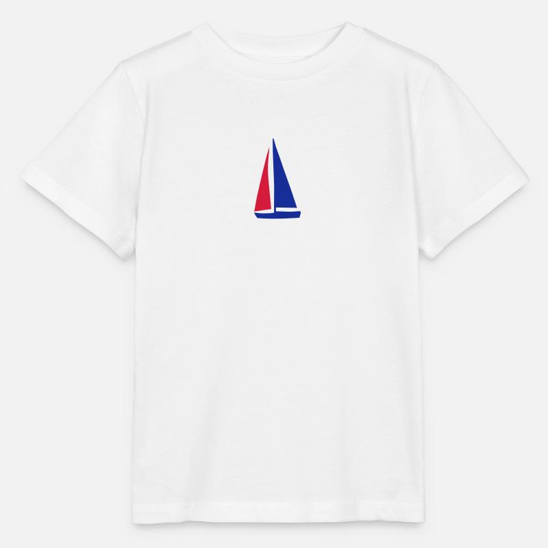 Segelboot - Stanley/Stella Kinder T-Shirt MINI CREATOR  - Weiß