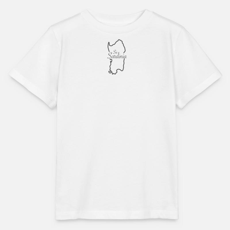 Sardaigne - T-shirt bio MINI CREATOR Stanley/Stella Enfant - blanc