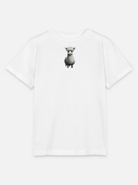 Alpaga doux - T-shirt bio MINI CREATOR Stanley/Stella Enfant - blanc