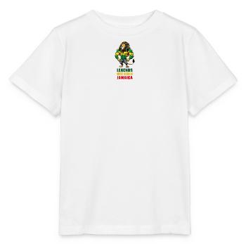 Jamaica lion reggae music - Stanley/Stella MINI CREATOR Kids’ T-Shirt - white - Front - Maike (125cm)