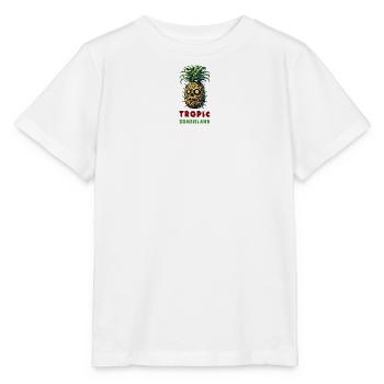 Ananas Tropic Zombieland - T-shirt bio MINI CREATOR Stanley/Stella Enfant - blanc - Devant - Maike (125cm)