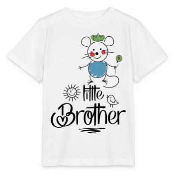 little brother - Stanley/Stella MINI CREATOR Kids’ T-Shirt - white - Front - Maike (125cm)