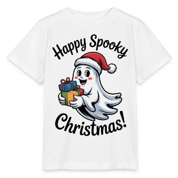 Weihnachtsgeist mit Geschenken - Stanley/Stella Kinder T-Shirt MINI CREATOR  - Weiß - Vorne - Maike (125cm)