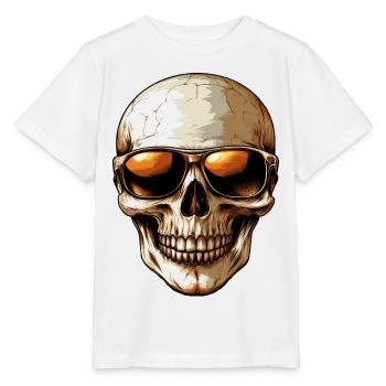 Crâne chic - T-shirt bio MINI CREATOR Stanley/Stella Enfant - blanc - Devant - Maike (125cm)
