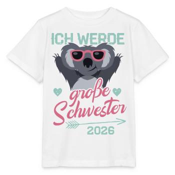 I'm going to be a big sister 2026 - Pregnancy - Stanley/Stella MINI CREATOR Kids’ T-Shirt - white - Front - Maike (125cm)