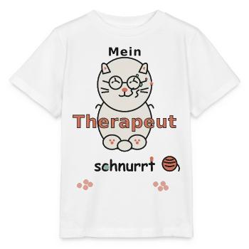 MEIN THERAPEUT SCHNURRT - Stanley/Stella Kinder T-Shirt MINI CREATOR  - Weiß - Vorne - Maike (125cm)