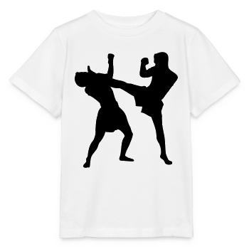 thaiboxing_2 - Stanley/Stella Kinder T-Shirt MINI CREATOR  - Weiß - Vorne - Maike (125cm)