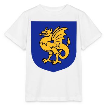 Fantasy-Kreatur Greif Zeichnung Bornholm - Stanley/Stella Kinder T-Shirt MINI CREATOR  - Weiß - Vorne - Maike (125cm)