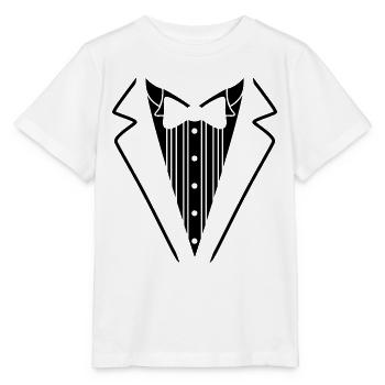 Tuxedo - T-shirt bio MINI CREATOR Stanley/Stella Enfant - blanc - Devant - Maike (125cm)
