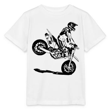 Supermoto - Stanley/Stella Kinder T-Shirt MINI CREATOR  - Weiß - Vorne - Maike (125cm)