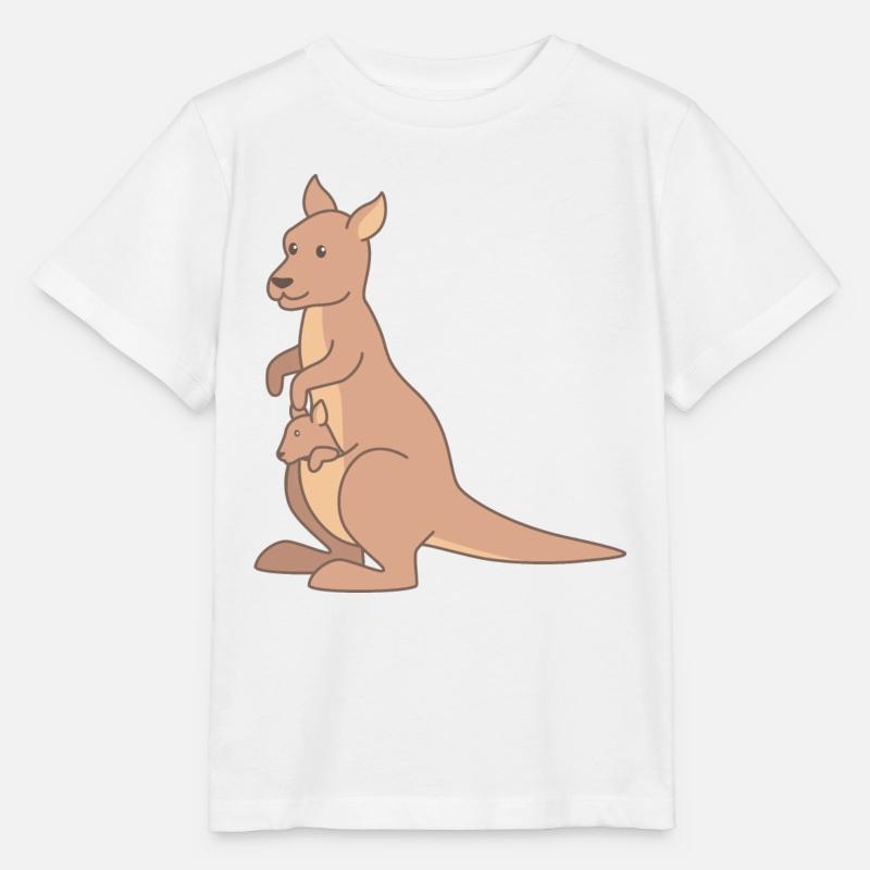 Känguru - Stanley/Stella Kinder T-Shirt MINI CREATOR  - Weiß
