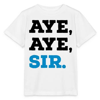 Aye Aye Sir - T-shirt bio MINI CREATOR Stanley/Stella Enfant - blanc - Devant - Maike (125cm)