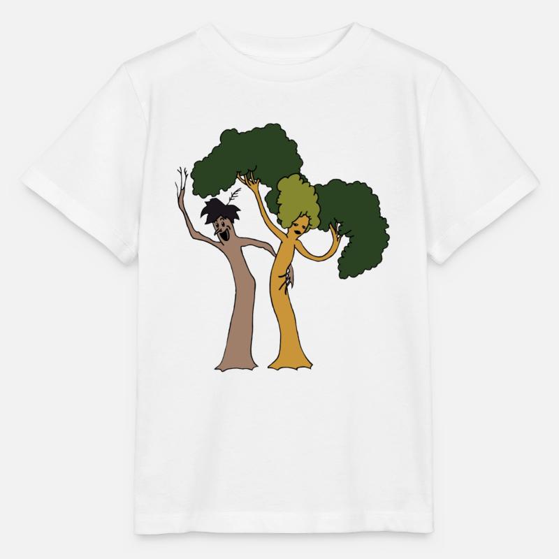 Drôles d’arbres - T-shirt bio MINI CREATOR Stanley/Stella Enfant - blanc