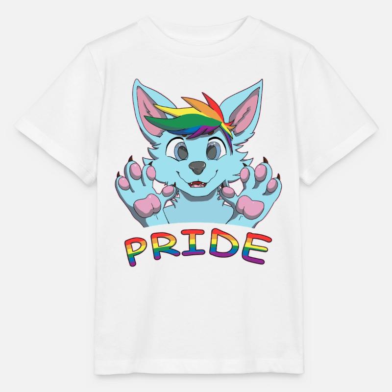Fierté à fourrure - T-shirt bio MINI CREATOR Stanley/Stella Enfant - blanc