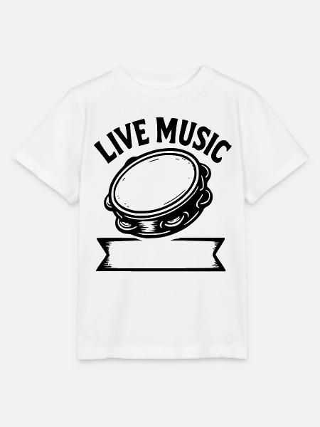 Live-Musik - Stanley/Stella Kinder T-Shirt MINI CREATOR  - Weiß