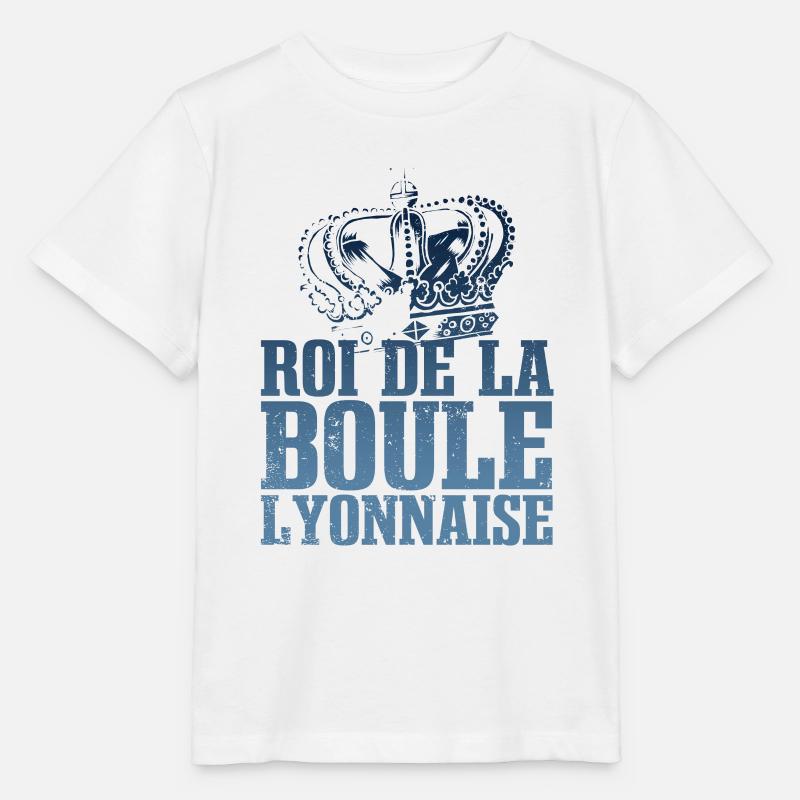 Roi De La Boule Lyonnaise - T-shirt bio MINI CREATOR Stanley/Stella Enfant - blanc