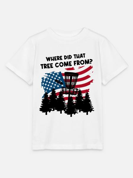 Lustiger Discgolf-Spruch - Stanley/Stella Kinder T-Shirt MINI CREATOR  - Weiß