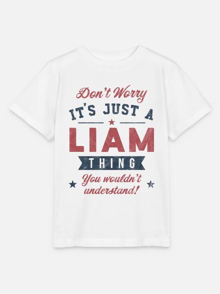 Es ist eine Liam-Sache - Stanley/Stella Kinder T-Shirt MINI CREATOR - Weiß