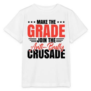 Join The Anti-Bully Crusade - Stanley/Stella MINI CREATOR Kids’ T-Shirt - white - Front - Maike (125cm)