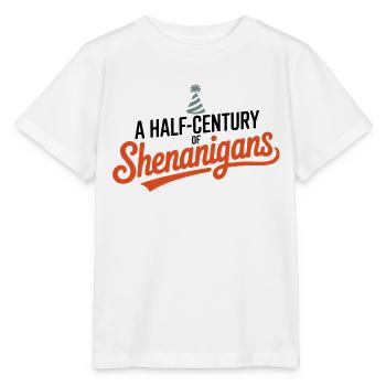 demi-siècle manigances chapeau de fête anniversaire - T-shirt bio MINI CREATOR Stanley/Stella Enfant - blanc - Devant - Maike (125cm)