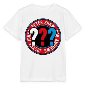 Die Drei ??? Kids Logo Outline - Stanley/Stella Kinder T-Shirt MINI CREATOR  - Weiß - Vorne - Maike (125cm)
