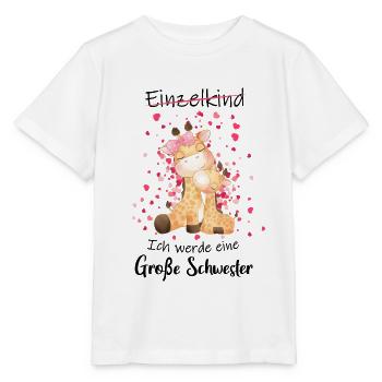 Enfant unique ade Je vais devenir une grande sœur 2022 - T-shirt bio MINI CREATOR Stanley/Stella Enfant - blanc - Devant - Maike (125cm)