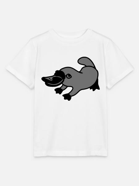 Schnabeltier - Stanley/Stella Kinder T-Shirt MINI CREATOR  - Weiß