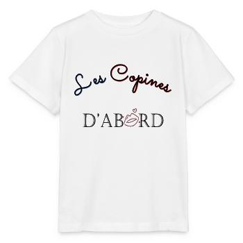 Les copines d'abord ! - T-shirt bio MINI CREATOR Stanley/Stella Enfant - blanc - Devant - Maike (125cm)
