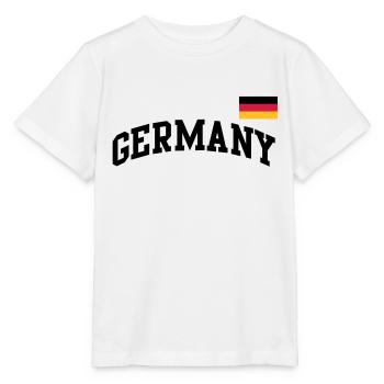 Germany flag - Germany Germany flag flag - Stanley/Stella MINI CREATOR Kids’ T-Shirt - white - Front - Maike (125cm)