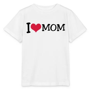 i love mom - Stanley/Stella Kinder T-Shirt MINI CREATOR  - Weiß - Vorne - Maike (125cm)