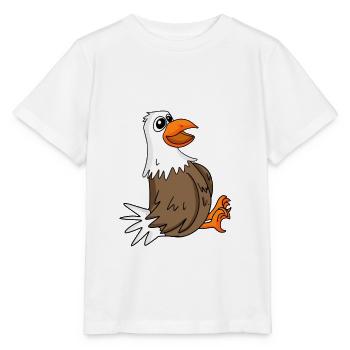 Niedliche Möwe - Stanley/Stella Kinder T-Shirt MINI CREATOR  - Weiß - Vorne - Maike (125cm)