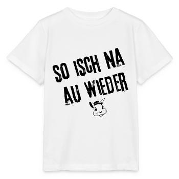 Feierabend-Schwoof | Redewendung - Stanley/Stella Kinder T-Shirt MINI CREATOR  - Weiß - Vorne - Maike (125cm)