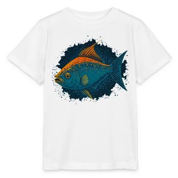 Tiefsee-Liebhaber - Stanley/Stella Kinder T-Shirt MINI CREATOR  - Weiß - Vorne - Maike (125cm)
