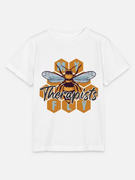 Honeycomb Bee Imkerei Zubehör - Stanley/Stella Kinder T-Shirt MINI CREATOR - Weiß