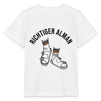 Richtiger Alman - Stanley/Stella Kinder T-Shirt MINI CREATOR  - Weiß - Vorne - Maike (125cm)