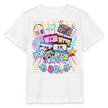 MÉLOMANES DES ANNÉES 1980 - T-shirt bio MINI CREATOR Stanley/Stella Enfant - blanc - Devant - Maike (125cm)