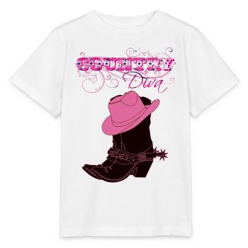 Country Queen - Stanley/Stella MINI CREATOR Kids’ T-Shirt - white - Front - Maike (125cm)