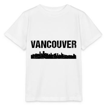 Ligne d’horizon de Vancouver - T-shirt bio MINI CREATOR Stanley/Stella Enfant - blanc - Devant - Maike (125cm)