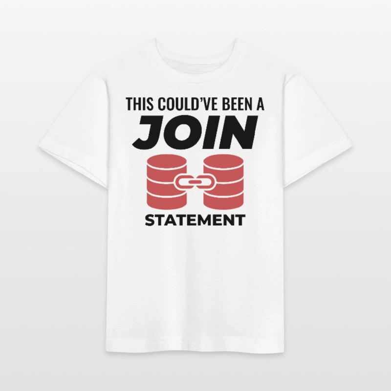 SQL Join Database Statement Programming Data Stanley/Stella MINI CREATOR Kids’ T-Shirt