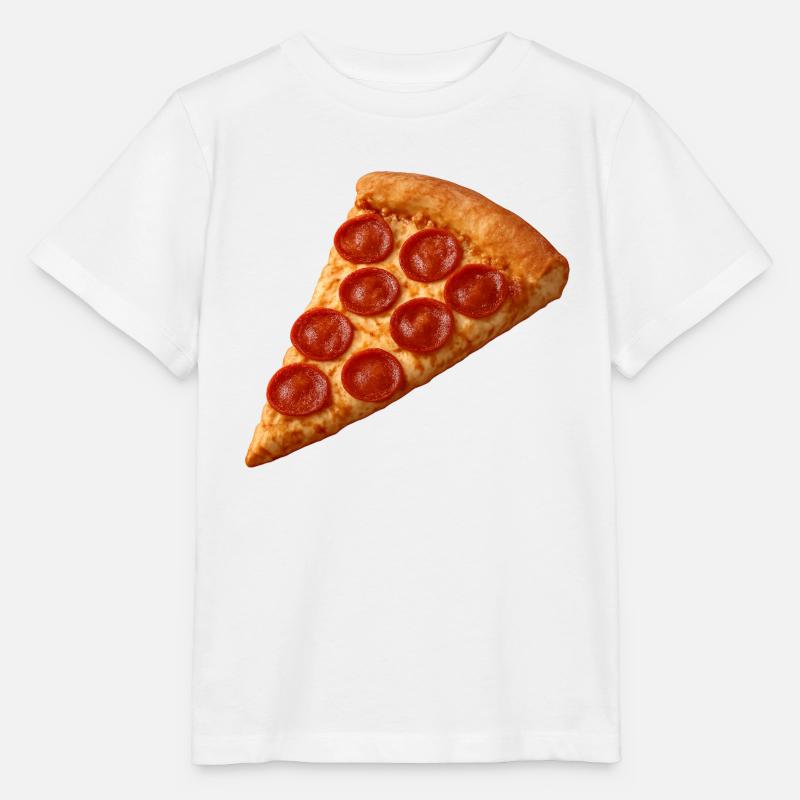 Pizza Salami - T-shirt bio MINI CREATOR Stanley/Stella Enfant - blanc