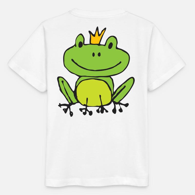 Grenouille ou prince ? - T-shirt bio MINI CREATOR Stanley/Stella Enfant - blanc