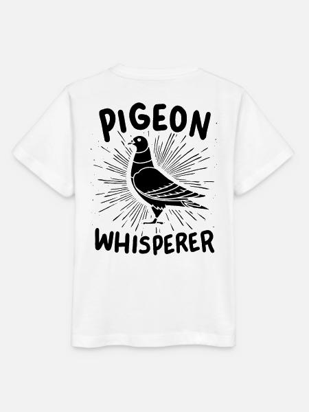 Taube Tauben Flüsterer - Stanley/Stella Kinder T-Shirt MINI CREATOR - Weiß