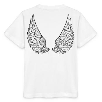 ailes d'anges - T-shirt bio MINI CREATOR Stanley/Stella Enfant - blanc - Dos - Maike (125cm)