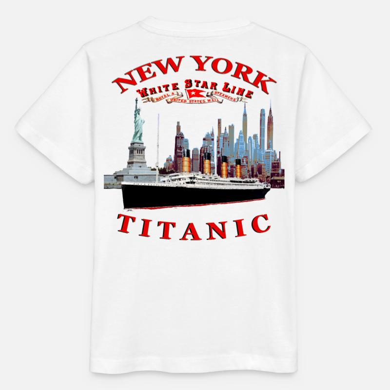 TITANIC NEW YORK 1624 Louis RUNEMBERG © Adagp - Stanley/Stella Kinder T-Shirt MINI CREATOR - Weiß