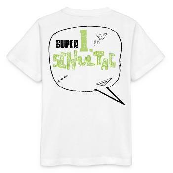 Erster Schultag Einschulung - Stanley/Stella Kinder T-Shirt MINI CREATOR  - Weiß - Hinten - Maike (125cm)