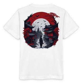 Village asiatique - T-shirt bio MINI CREATOR Stanley/Stella Enfant - blanc - Dos - Maike (125cm)